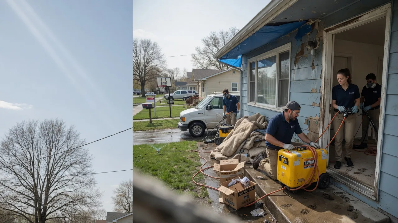 Basement Flood Cleanup in Dover, ID near me